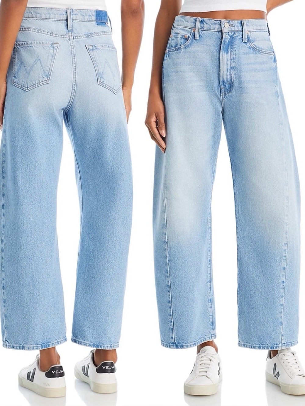 MOTHER SUPERIOR Jeans Half-Pipe Ankle This Is How I Roll Blue Size 25 - Picture 13 of 13